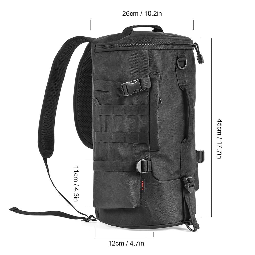 Fishing Tackle Backpack Tackle Box Organizer with Rod Holders