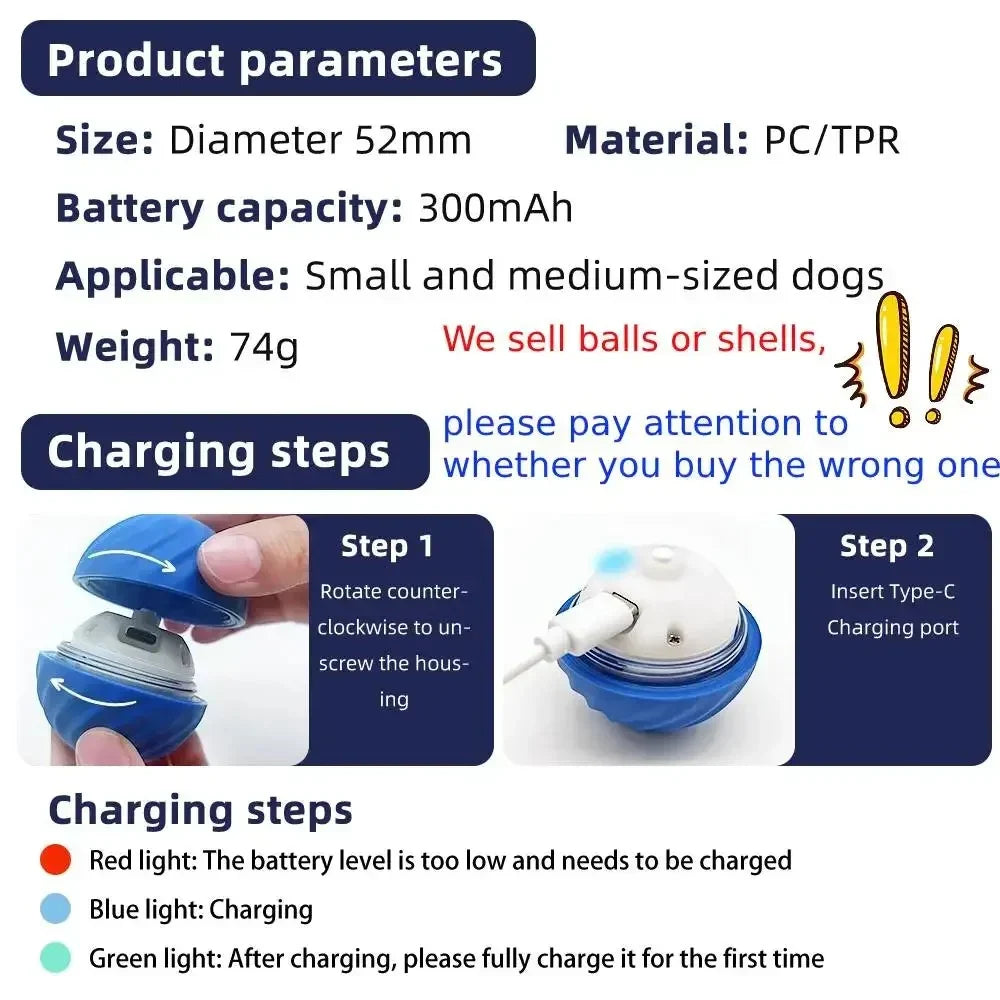 Active Rolling Ball Anti-Anxiety Automatic Moving Ball
