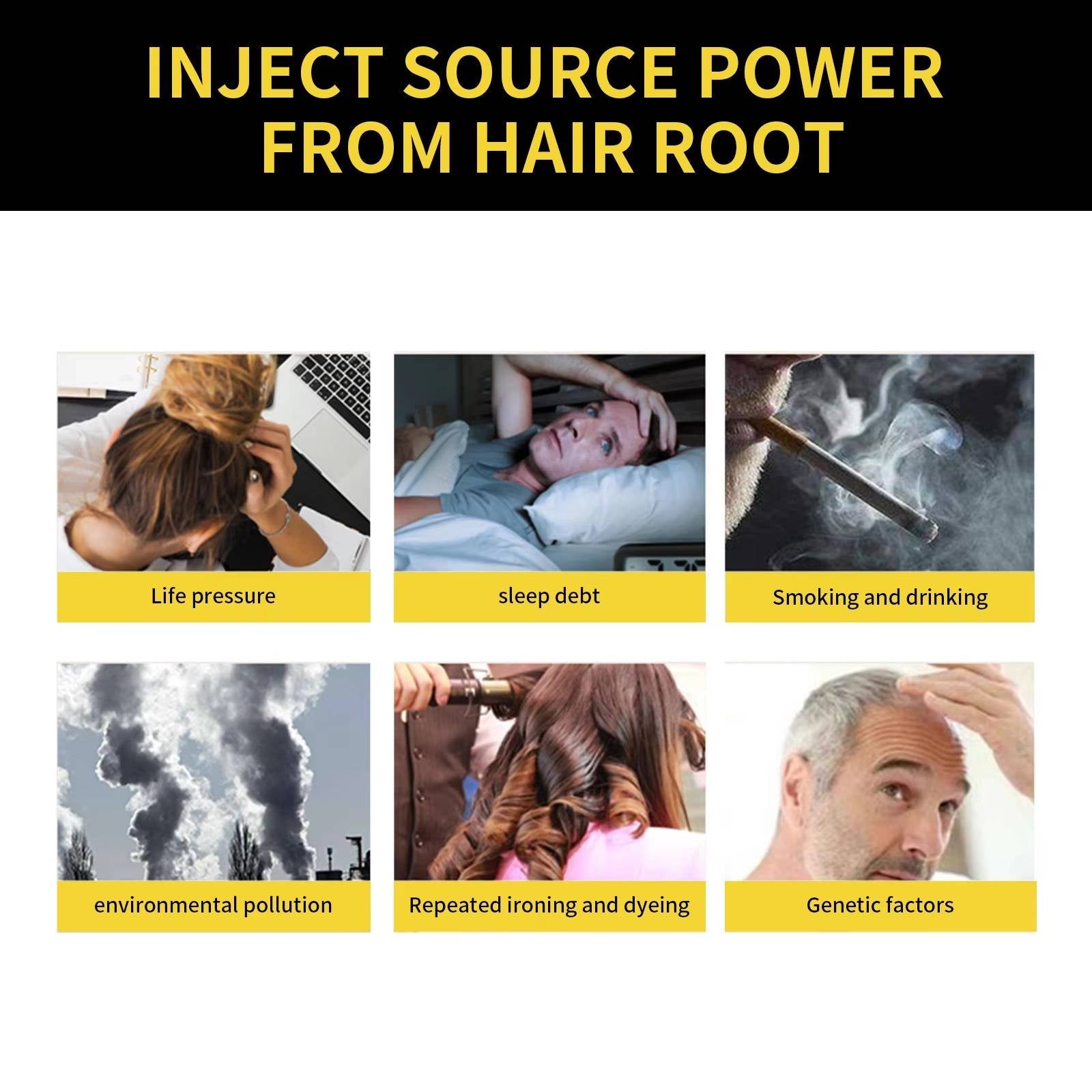 Black Hair Shampoo Dye