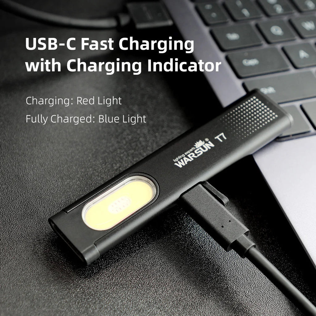 LED Keychain Flashlight with Magnet