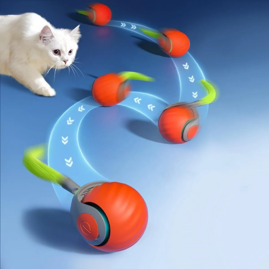 Interactive Rechargeable Cat Toy Ball