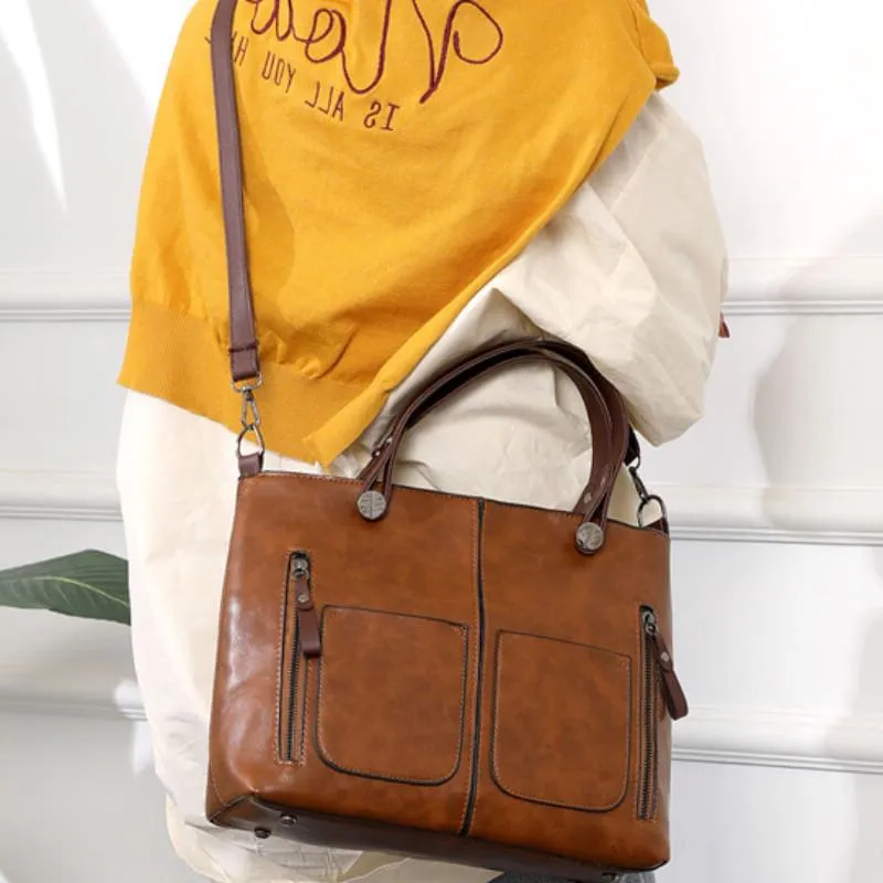 Elegant leather bag